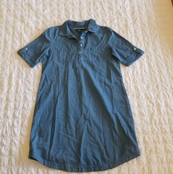 karen scott denim dress